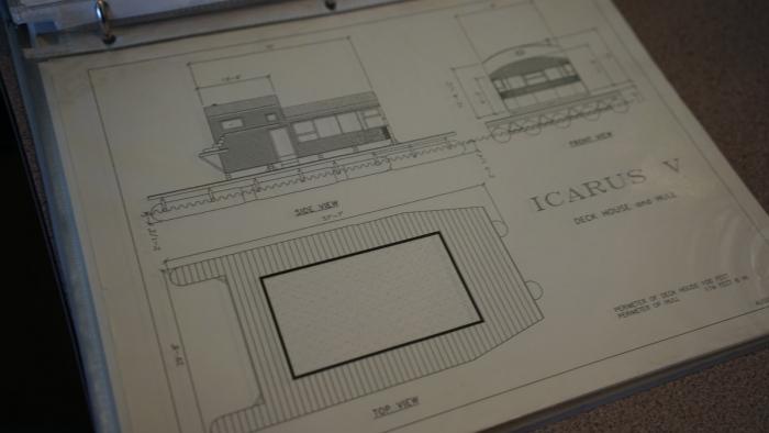 Les plans de la maison.