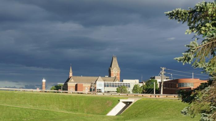 view over the city